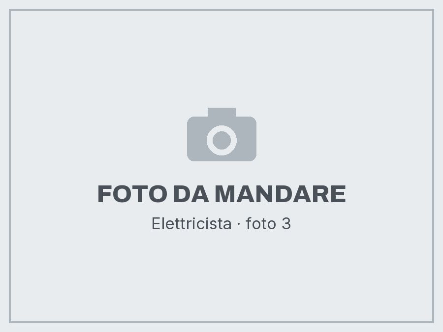 Elettricista: foto da mandare